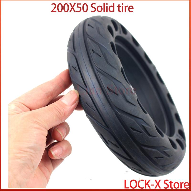 Scooter Tire - إطار صلب سميك مقاس 200X50 غير