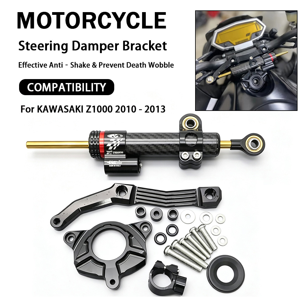 مجموعة تثبيت مثبت توجيه الدراج - مراجعة Steering Damper Stabilizer Kit Cnc وسعره