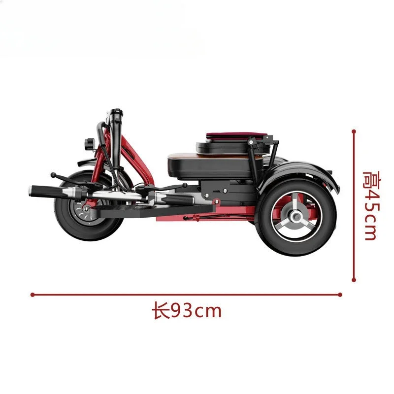 دراجة كهربائية ثلاثية العجلات  - مراجعة Folding Electric Scooter وسعره