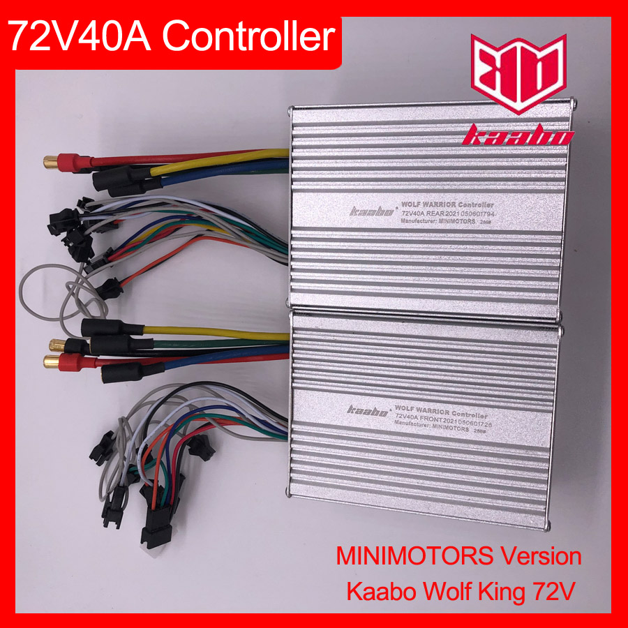الذئب الملك 72 فولت 40A تحكم M - مراجعة 72V 45A Dual Controller وسعره