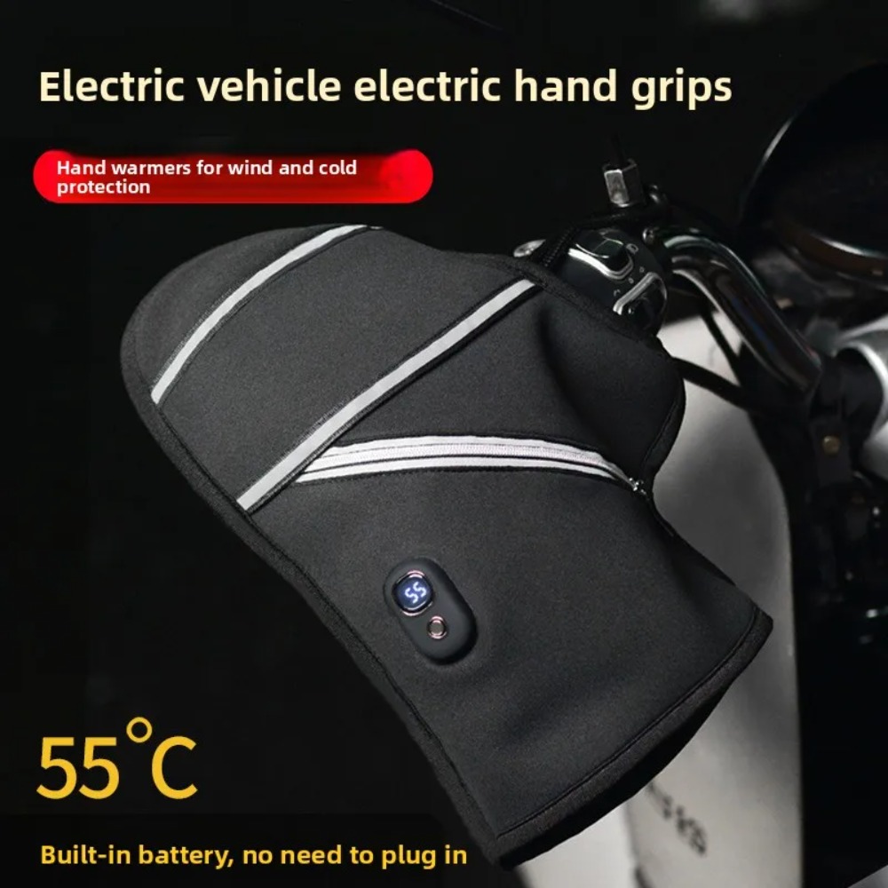 يغطي مقود الدراجة النارية قفاز - مراجعة Electric Scooter Rain Cover وسعره