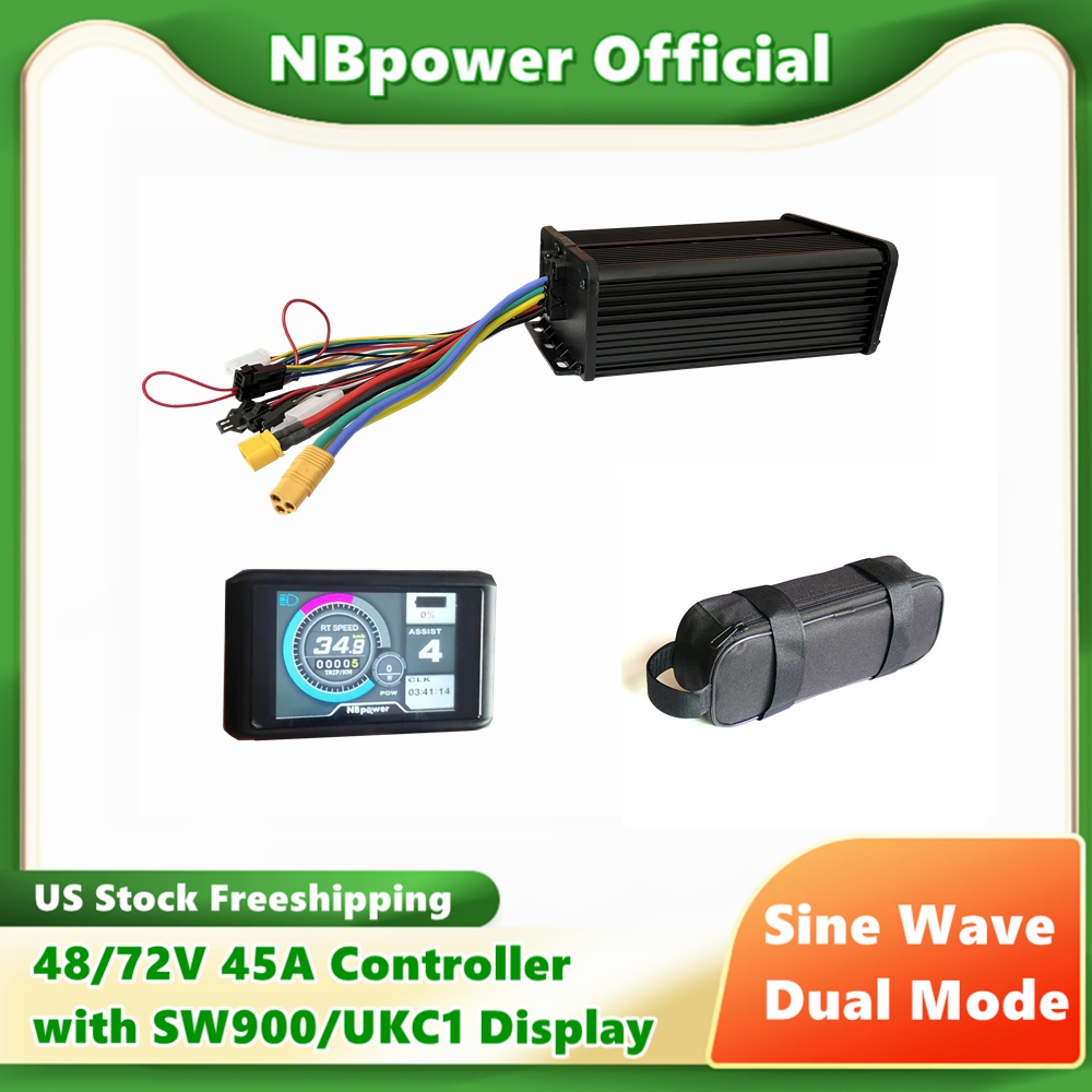 الأسهم الأمريكية الوضع المزدوج - مراجعة 72V 45A Dual Controller وسعره