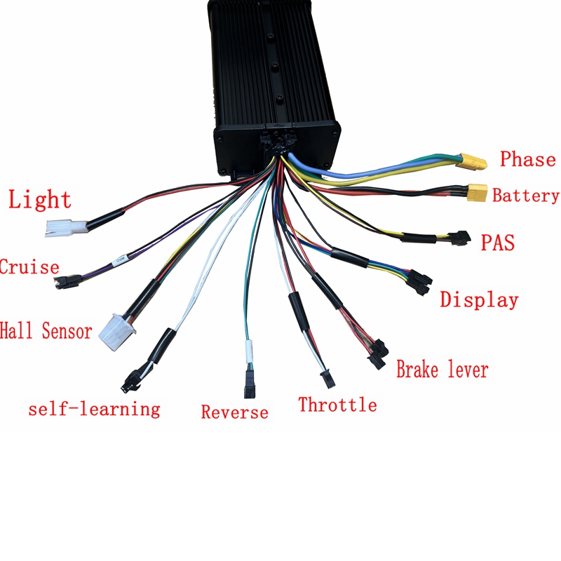 الأسهم الأمريكية الوضع المزدوج - مراجعة 72V 45A Dual Controller وسعره